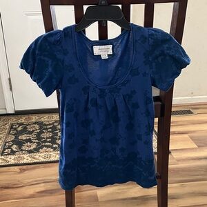 American Eagle Outfitters Blue Short Sleeve Tee